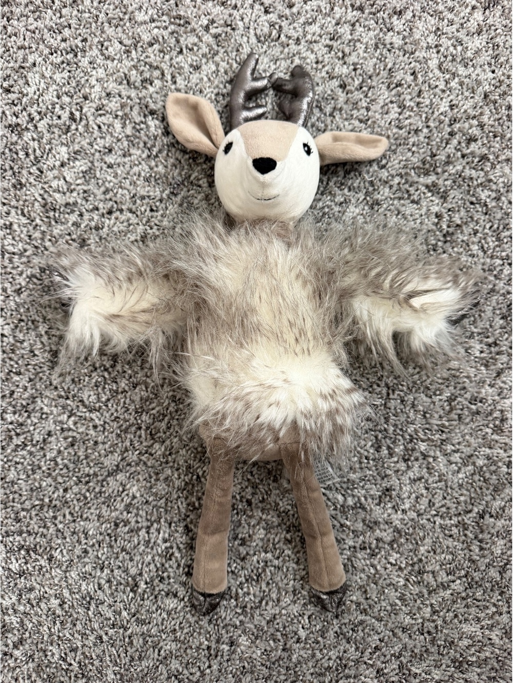 Jellycat Liza Reindeer Plush Gray Tone Stuffed Animal Toy